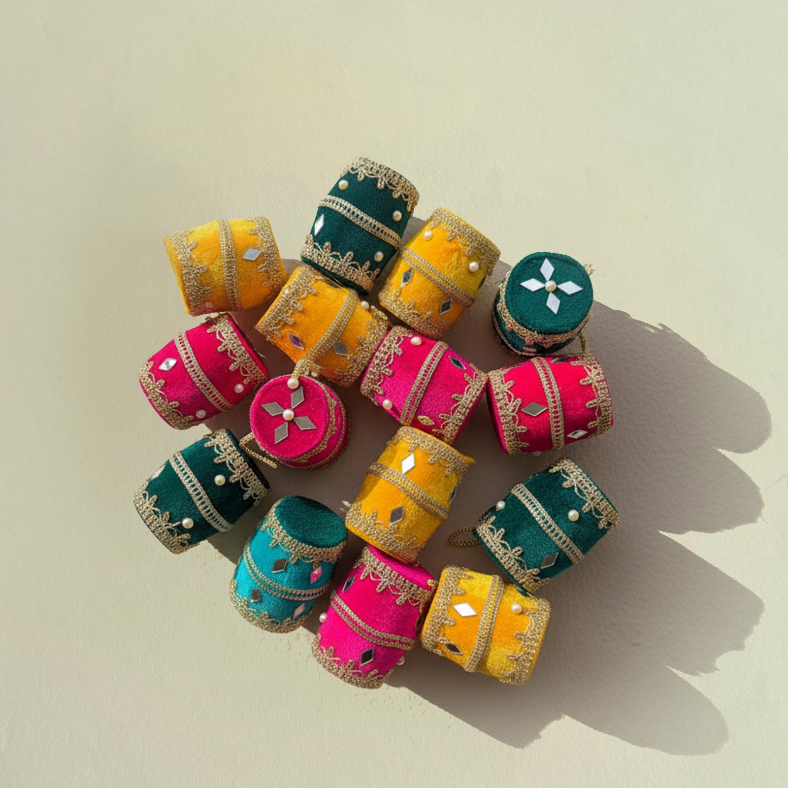 Velvet Mirror Dholki